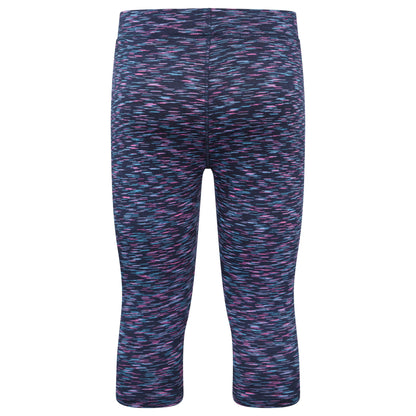 Indigo - Back - Mountain Warehouse Girls Kayleigh Space Dye 3-4 Leggings