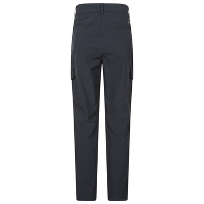 Black - Back - Mountain Warehouse Womens-Ladies Monte Cargo Hiking Trousers