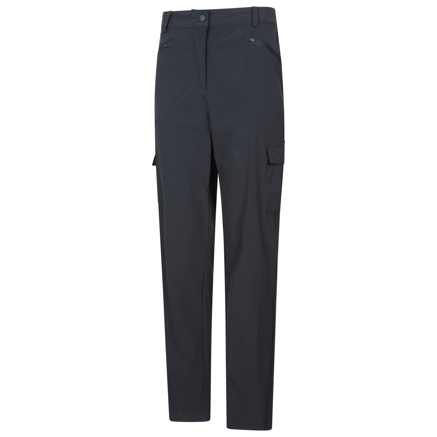 Black - Side - Mountain Warehouse Womens-Ladies Monte Cargo Hiking Trousers