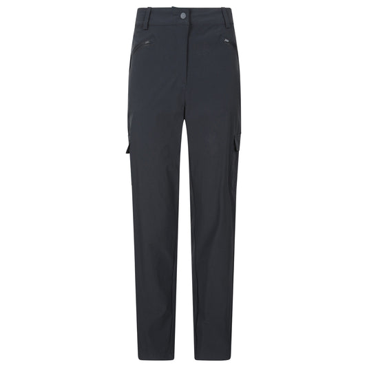 Black - Front - Mountain Warehouse Womens-Ladies Monte Cargo Hiking Trousers