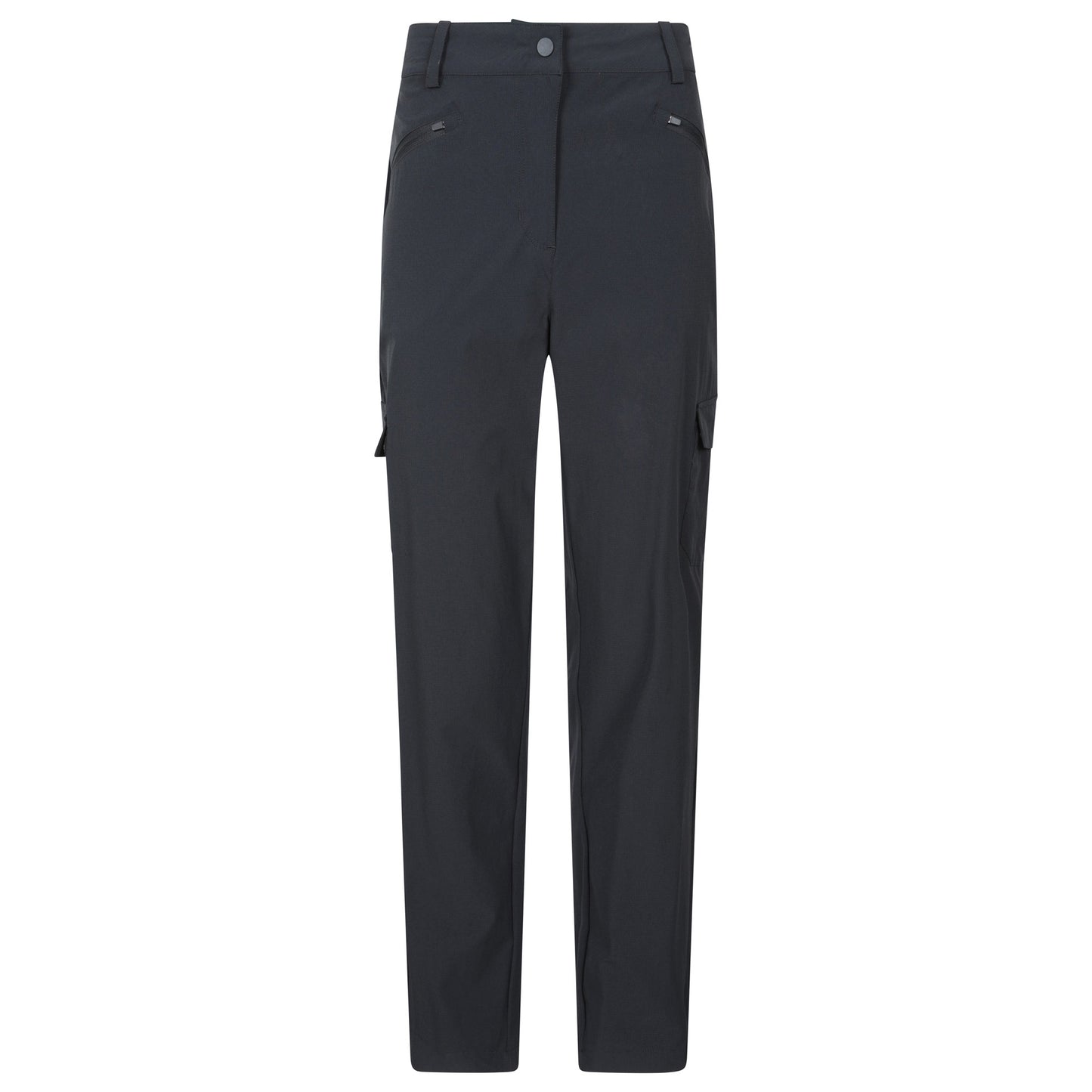 Black - Front - Mountain Warehouse Womens-Ladies Monte Cargo Hiking Trousers