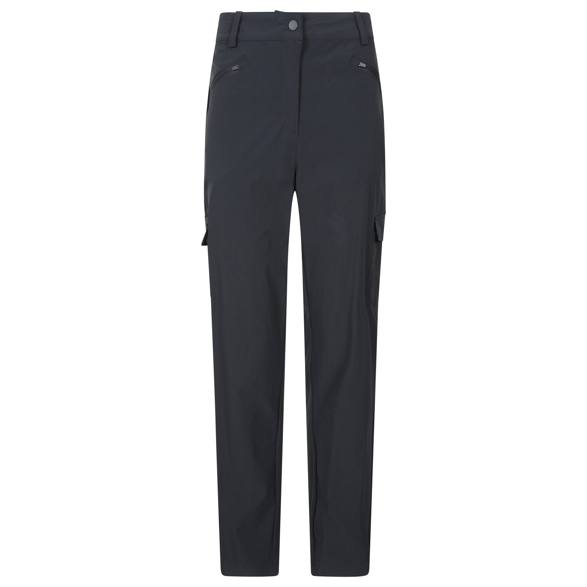 Black - Front - Mountain Warehouse Womens-Ladies Monte Cargo Hiking Trousers