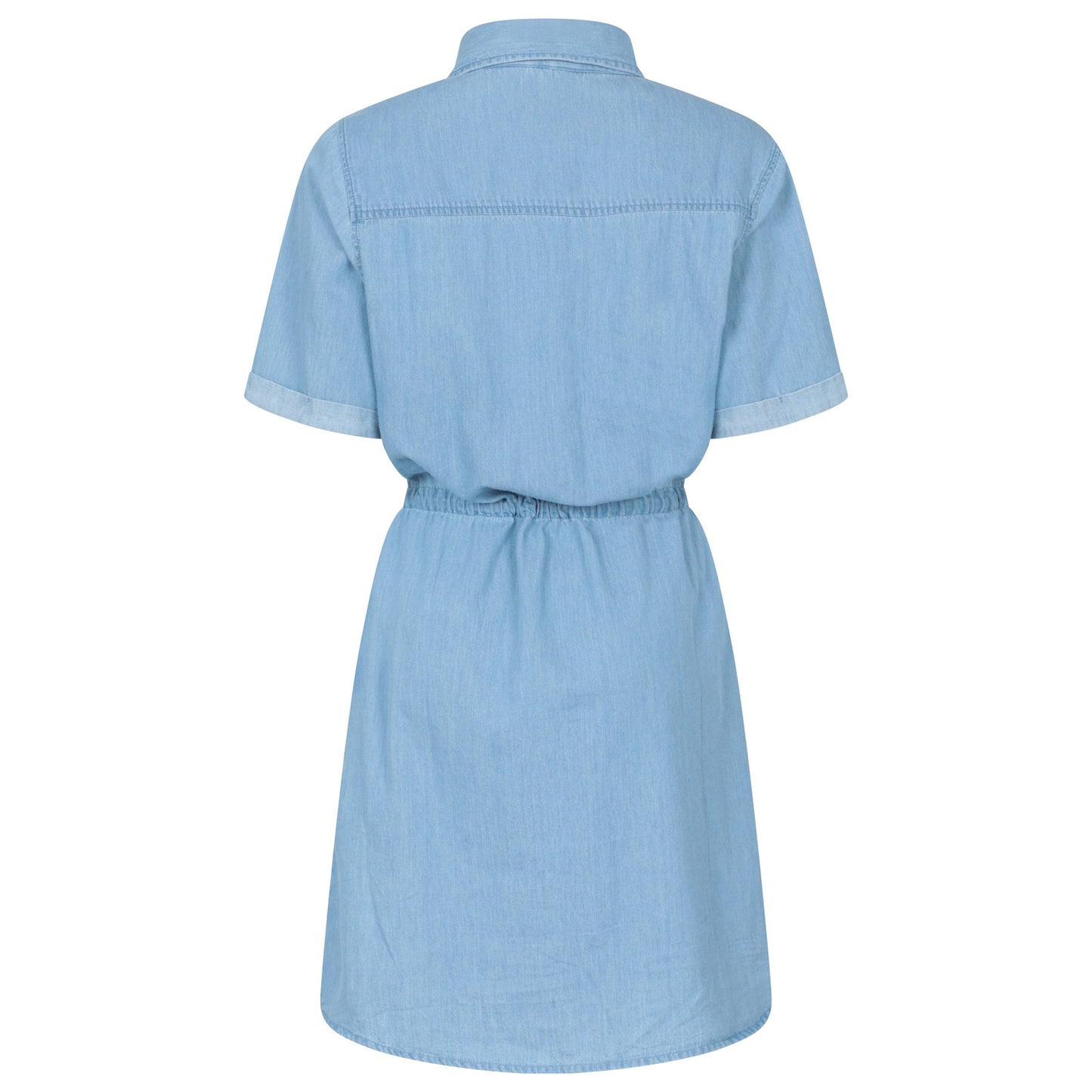 Light Blue - Back - Mountain Warehouse Womens-Ladies Ronda Chambray Midi Dress