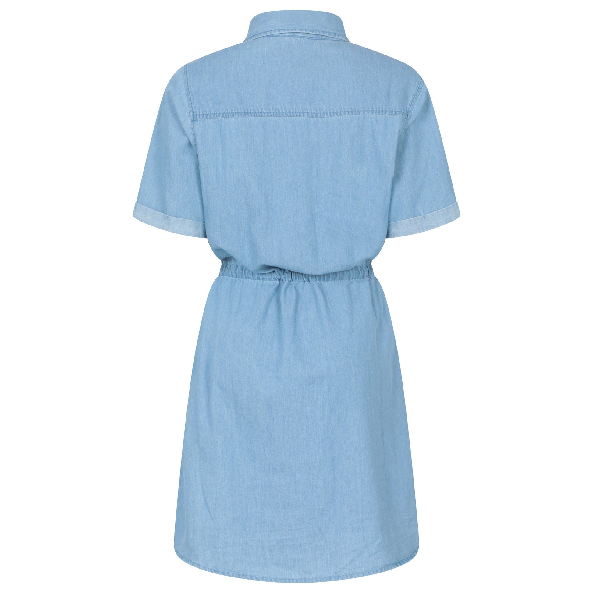 Light Blue - Back - Mountain Warehouse Womens-Ladies Ronda Chambray Midi Dress