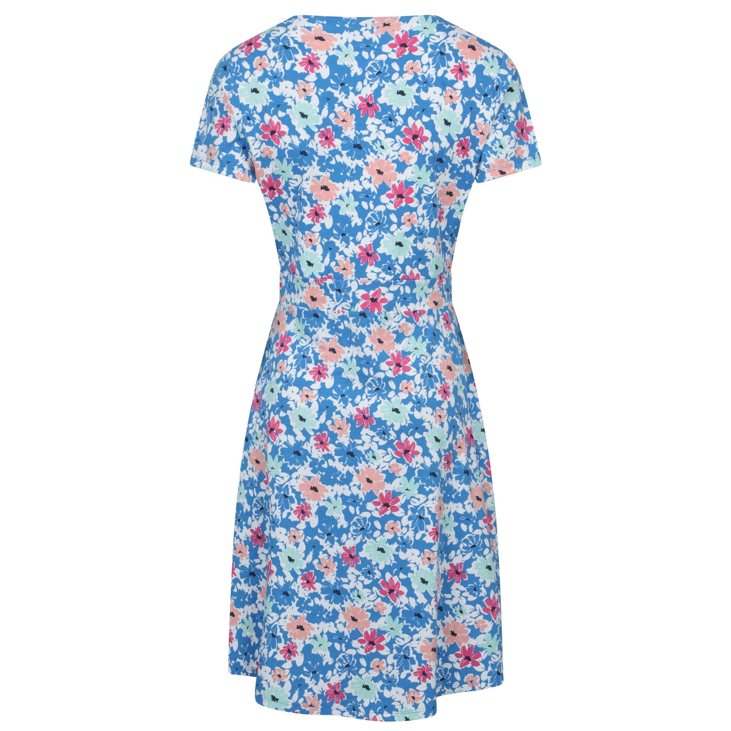 Bright Blue - Back - Mountain Warehouse Womens-Ladies Orchid Floral UV Dress