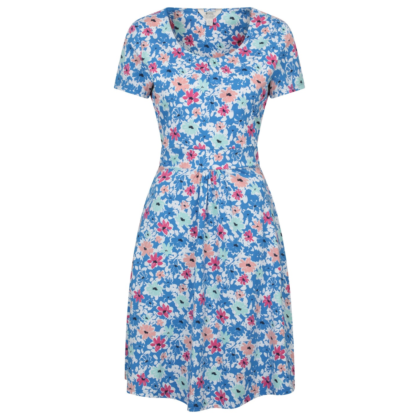 Bright Blue - Front - Mountain Warehouse Womens-Ladies Orchid Floral UV Dress