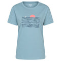 Pale Blue - Front - Mountain Warehouse Womens-Ladies Devon Relaxed Fit T-Shirt