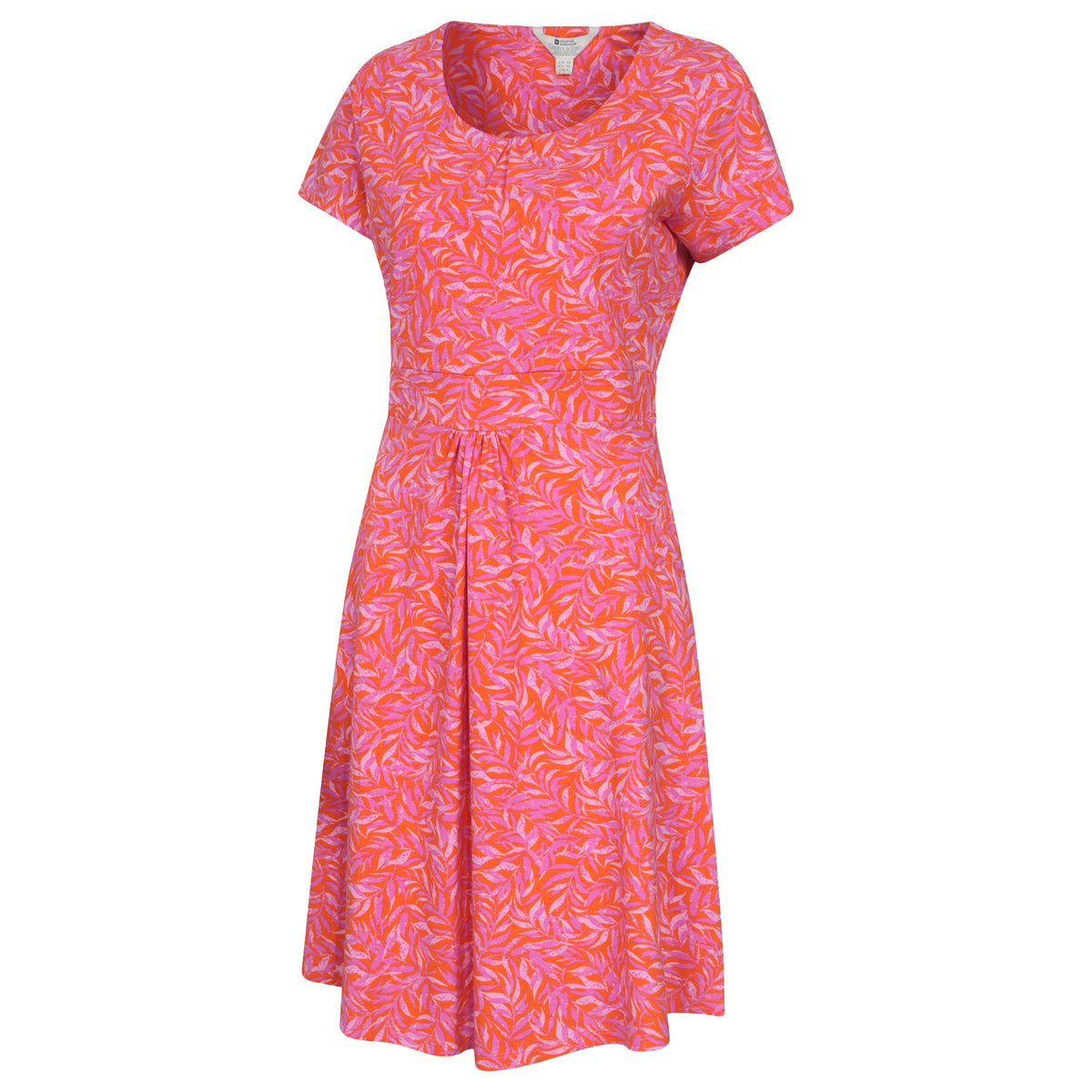 Bright Pink - Side - Mountain Warehouse Womens-Ladies Orchid Leaves Dress
