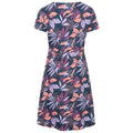 Purple - Back - Mountain Warehouse Womens-Ladies Orchid Leafy Floral Dress