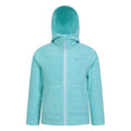 Turquoise - Front - Mountain Warehouse Childrens-Kids Snowdonia II Full Zip Hoodie
