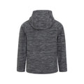 Alloy Grey - Back - Mountain Warehouse Childrens-Kids Snowdonia II Full Zip Hoodie