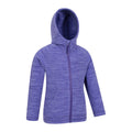 Purple - Side - Mountain Warehouse Childrens-Kids Snowdonia II Full Zip Hoodie