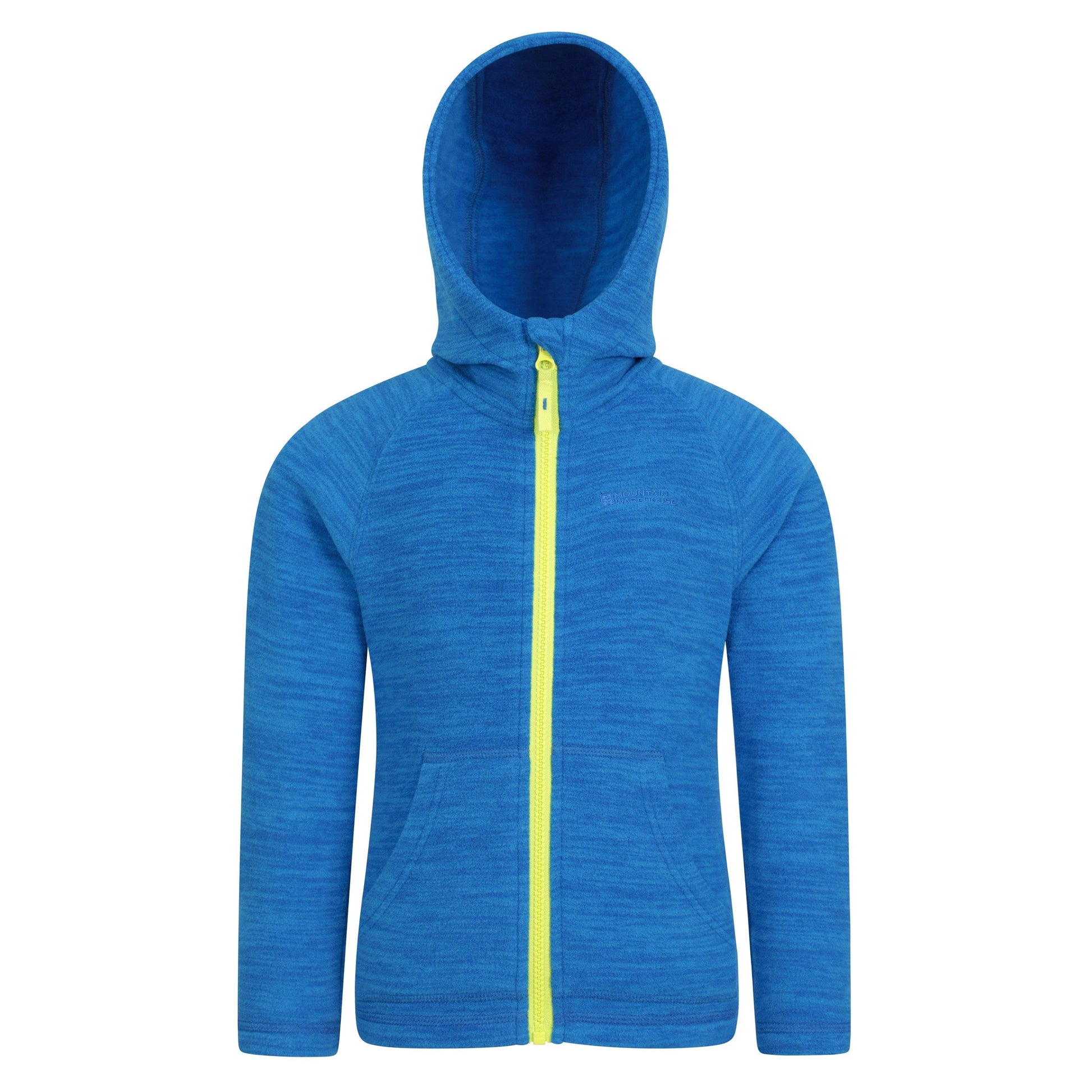 Blue - Front - Mountain Warehouse Childrens-Kids Snowdonia II Full Zip Hoodie
