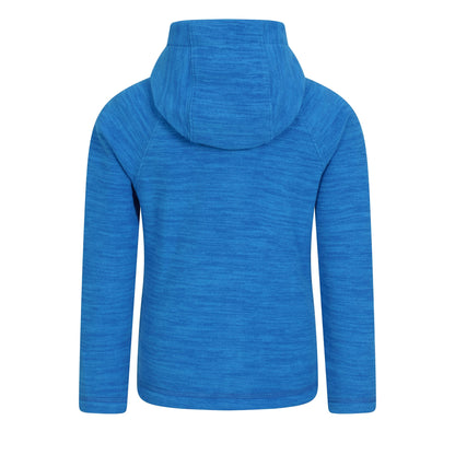Blue - Back - Mountain Warehouse Childrens-Kids Snowdonia II Full Zip Hoodie