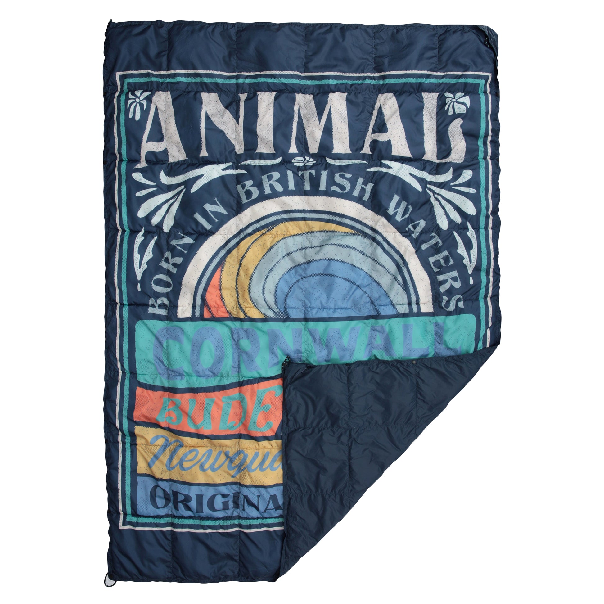 Mixed - Side - Animal Quilted Packaway Picnic Blanket