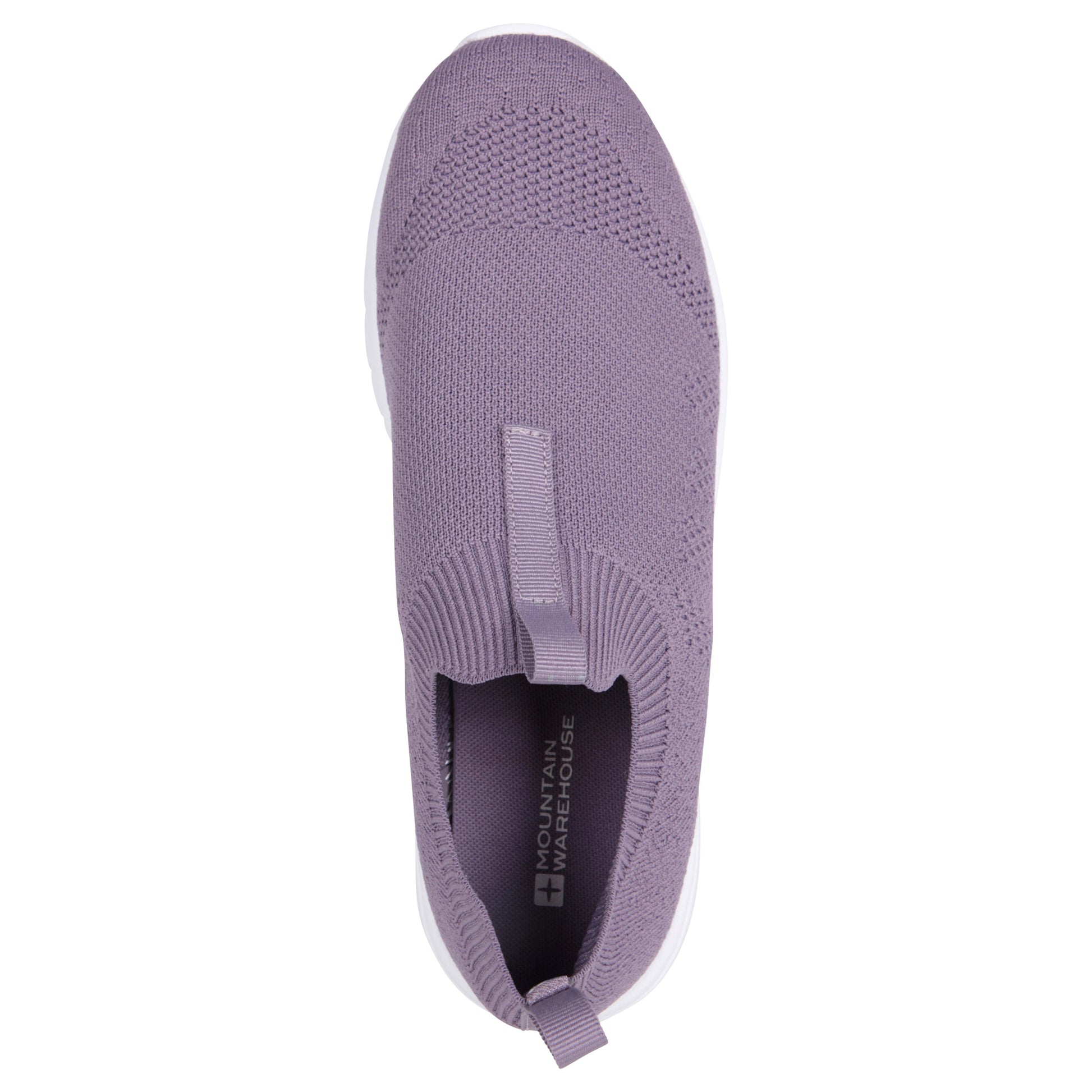 Lilac - Pack Shot - Mountain Warehouse Childrens-Kids Orbit Slip-on Shoes