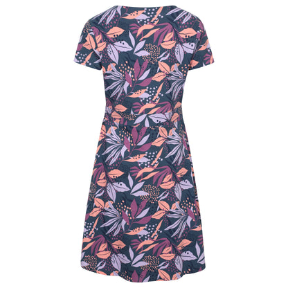 Purple - Back - Mountain Warehouse Womens-Ladies Orchid Leaf Dress
