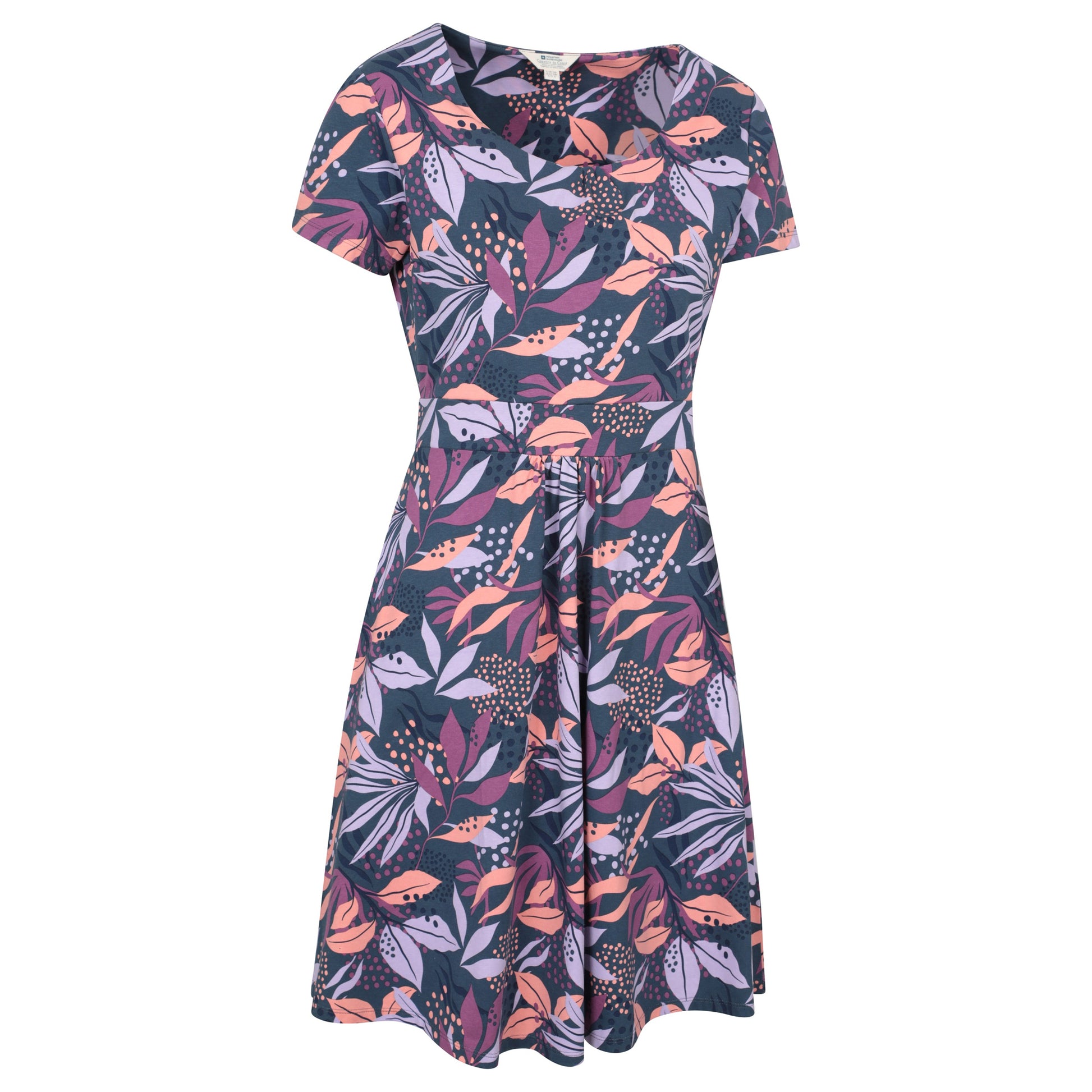 Purple - Side - Mountain Warehouse Womens-Ladies Orchid Leaf Dress