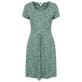 Khaki Green - Front - Mountain Warehouse Womens-Ladies Orchid Leaf UV Midi Dress