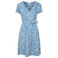 Bright Blue - Front - Mountain Warehouse Womens-Ladies Santorini UV Jersey Wrap Dress