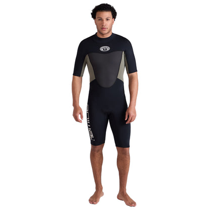 Black - Front - Animal Mens Slater Wetsuit