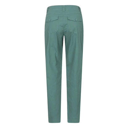 Green - Back - Mountain Warehouse Womens-Ladies Coastal Stretch Trousers