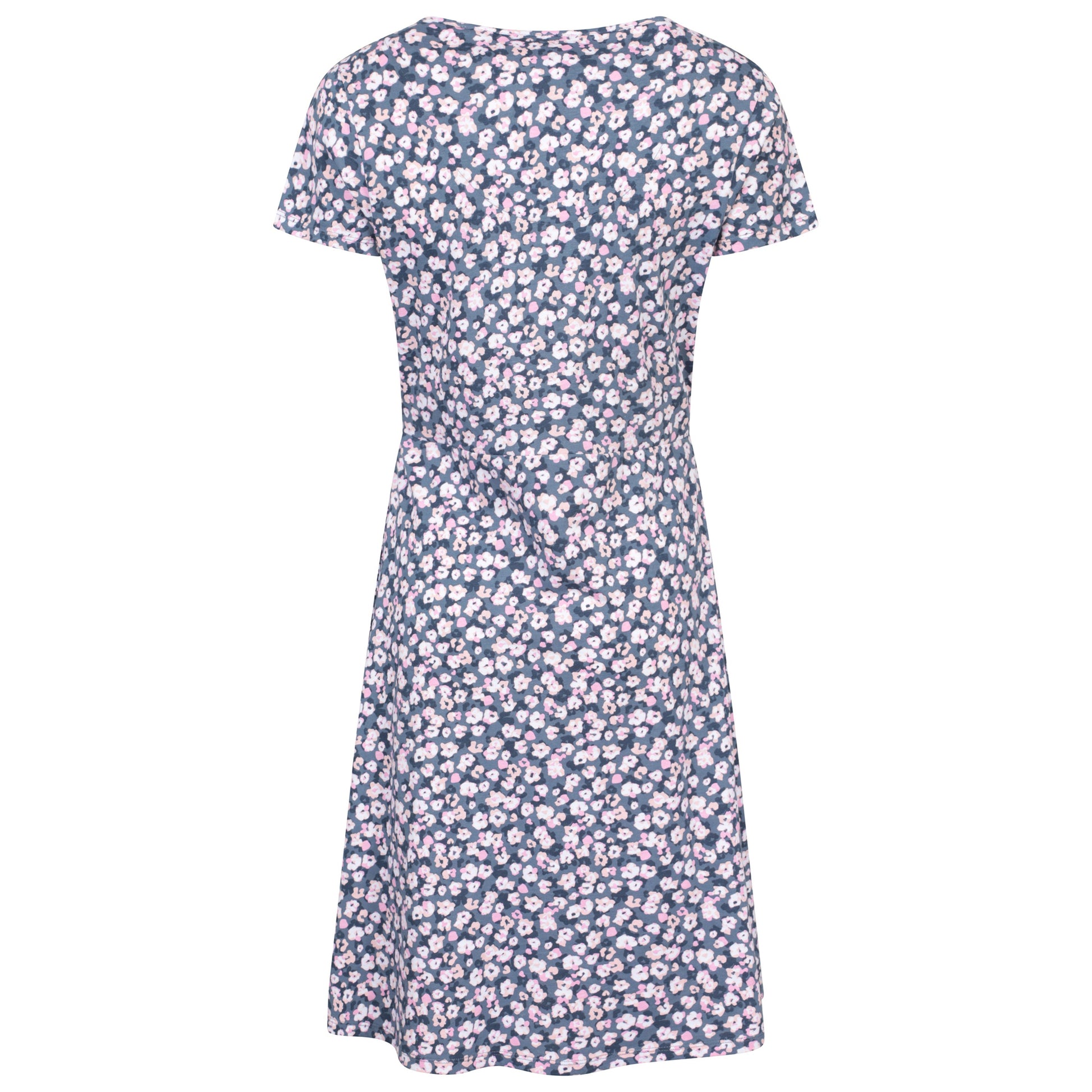 Grey - Back - Mountain Warehouse Womens-Ladies Essentials Lora Floral Skater Dress