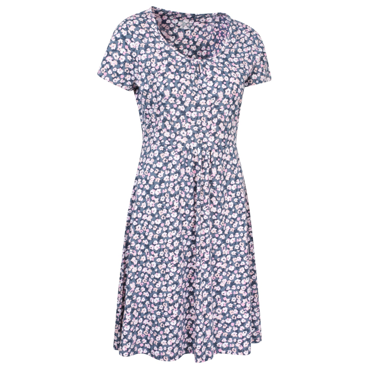 Grey - Side - Mountain Warehouse Womens-Ladies Essentials Lora Floral Skater Dress