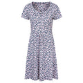 Grey - Front - Mountain Warehouse Womens-Ladies Essentials Lora Floral Skater Dress
