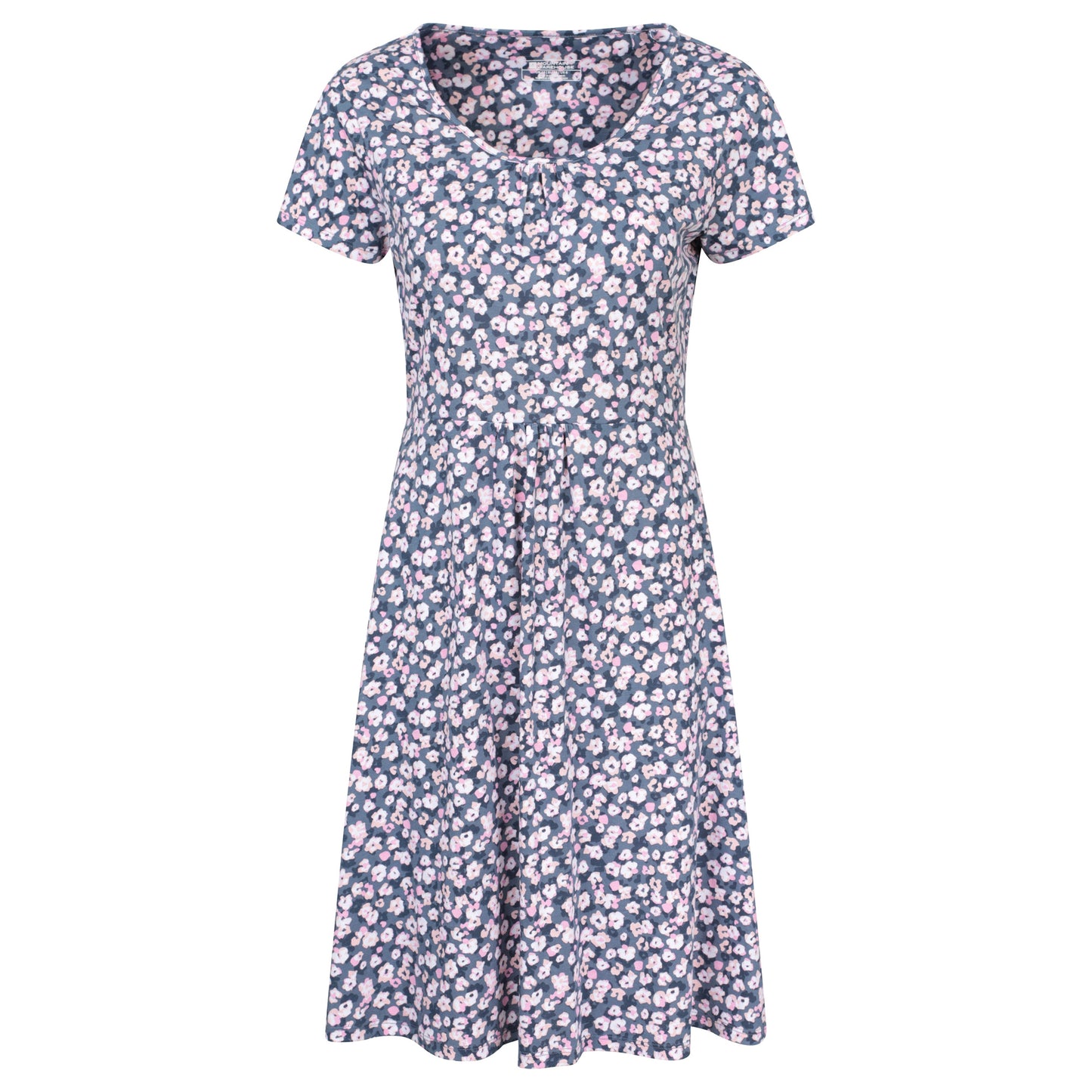Grey - Front - Mountain Warehouse Womens-Ladies Essentials Lora Floral Skater Dress