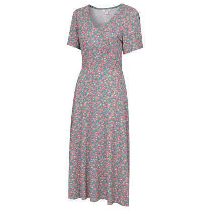 Coral - Side - Mountain Warehouse Womens-Ladies Como Floral Dress