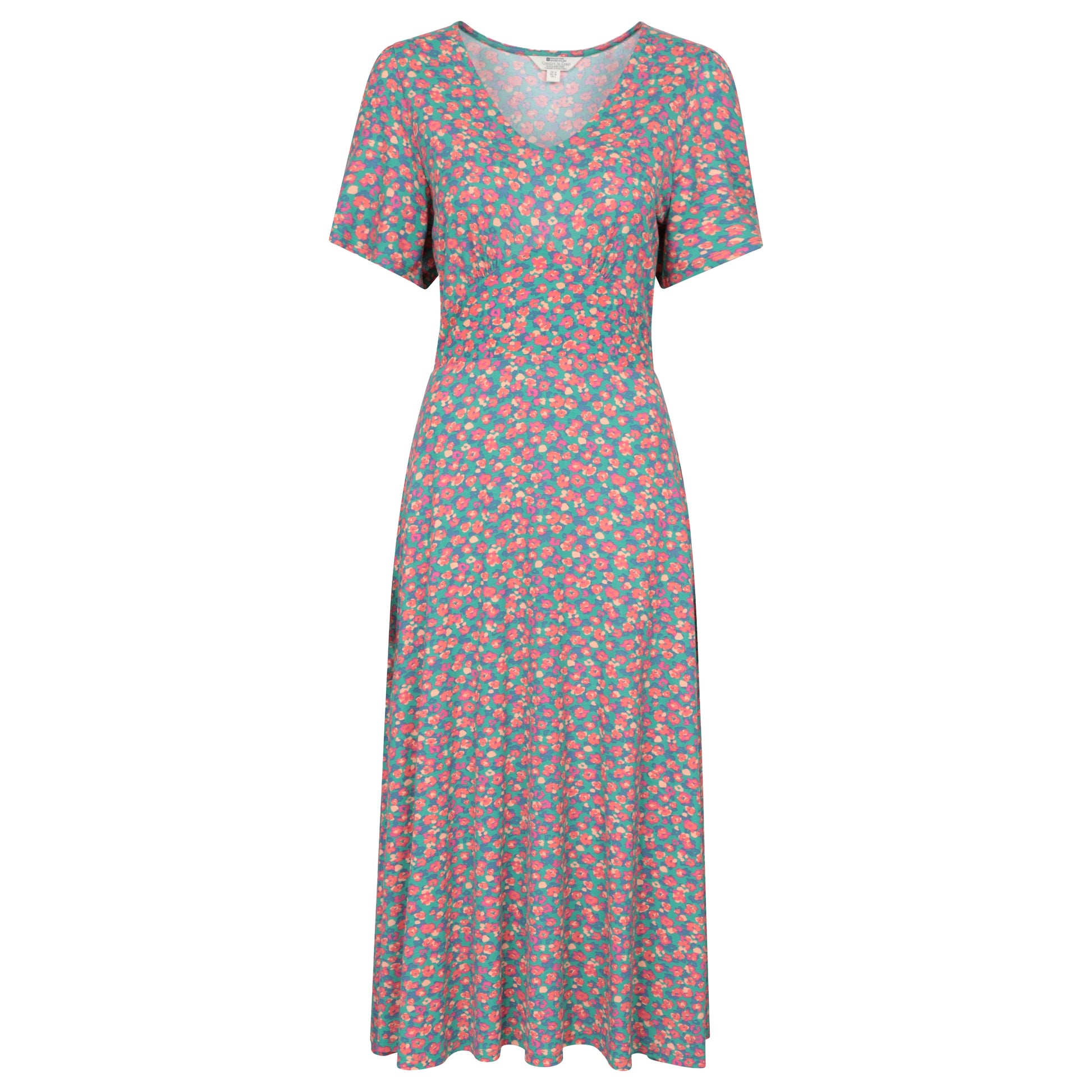 Coral - Front - Mountain Warehouse Womens-Ladies Como Floral Dress