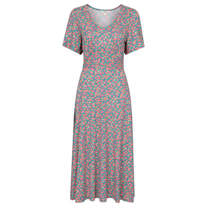 Coral - Front - Mountain Warehouse Womens-Ladies Como Floral Dress