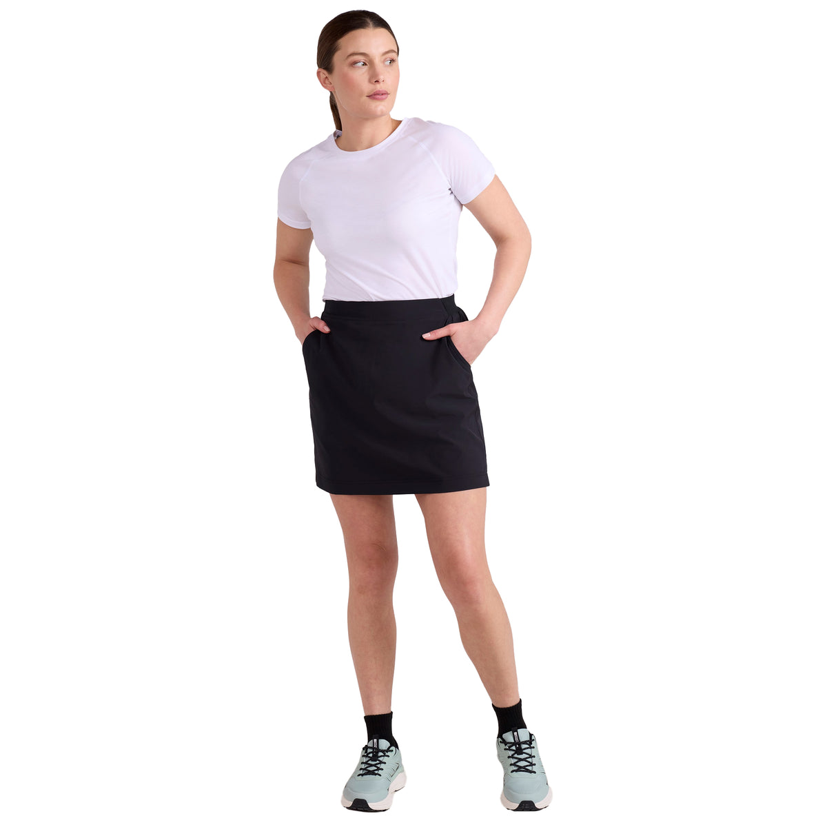 Black - Lifestyle - Mountain Warehouse Womens-Ladies Flex Stretch Shorts