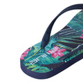 Pink - Lifestyle - Animal Womens-Ladies Oceana Printed Flip Flops