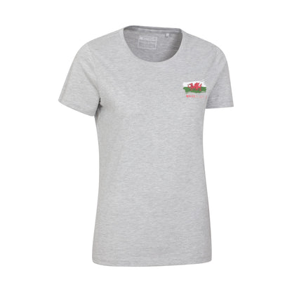 Grey - Side - Mountain Warehouse Womens-Ladies Wales T-Shirt
