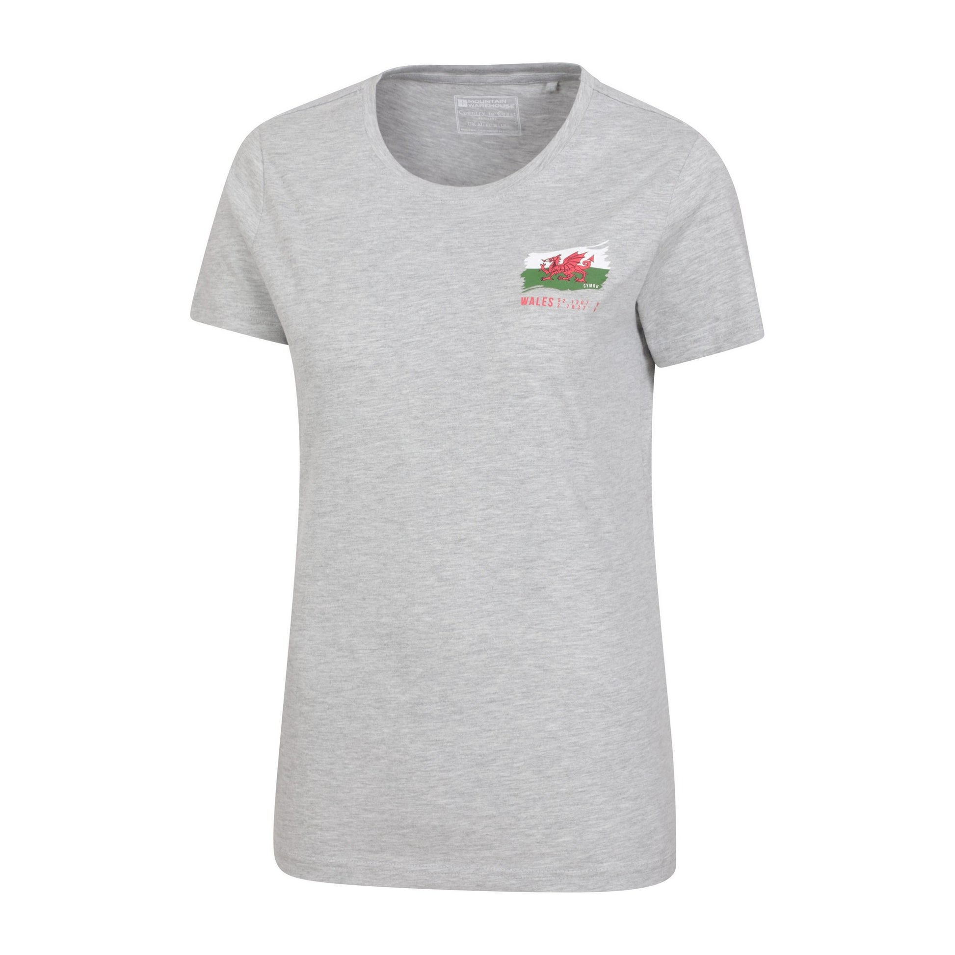 Grey - Lifestyle - Mountain Warehouse Womens-Ladies Wales T-Shirt
