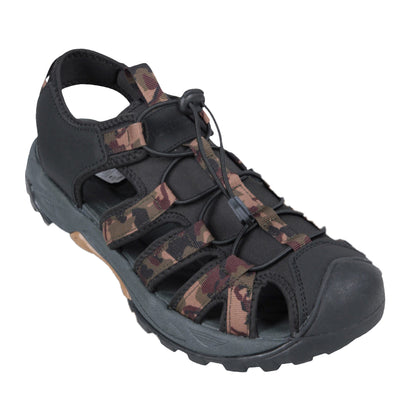 Khaki - Front - Mountain Warehouse Mens Crete Camo Sandals