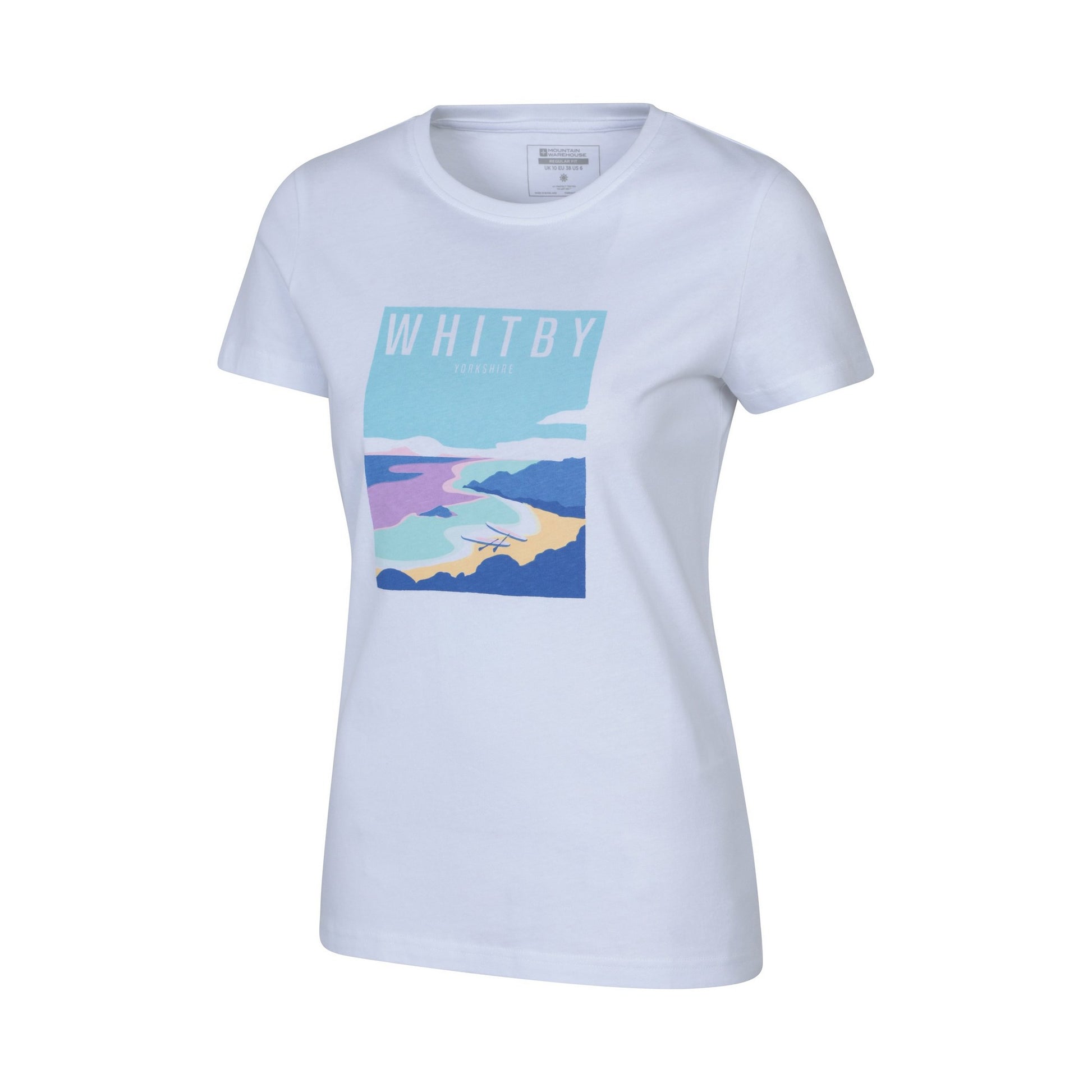 White - Lifestyle - Mountain Warehouse Womens-Ladies Whitby T-Shirt