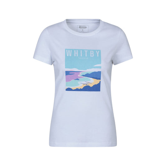 White - Front - Mountain Warehouse Womens-Ladies Whitby T-Shirt
