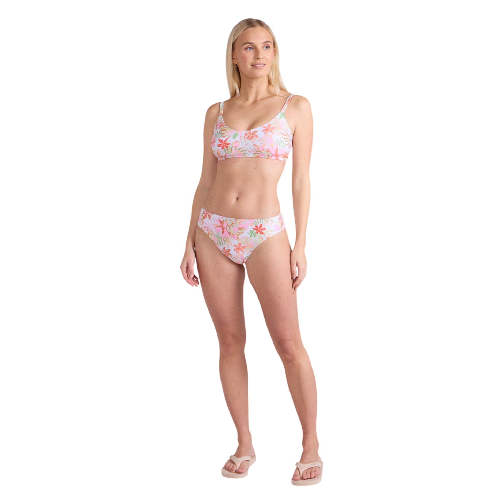 Off White - Pack Shot - Animal Womens-Ladies Skye Bikini Bottoms
