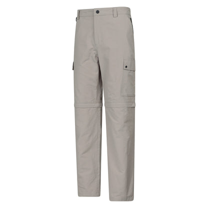 Beige - Lifestyle - Mountain Warehouse Mens Rydal Zip-Off Hiking Trousers