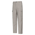 Beige - Lifestyle - Mountain Warehouse Mens Rydal Zip-Off Hiking Trousers