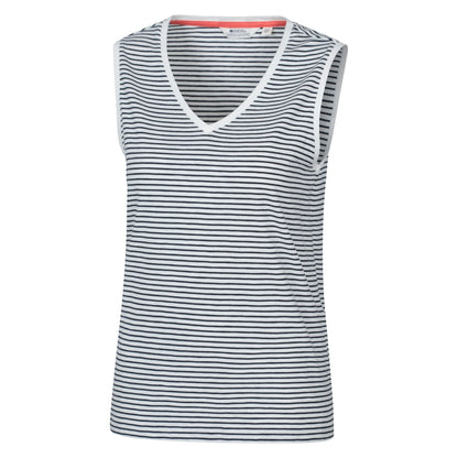 Navy - Lifestyle - Mountain Warehouse Womens-Ladies Whitley Striped V Neck Vest Top