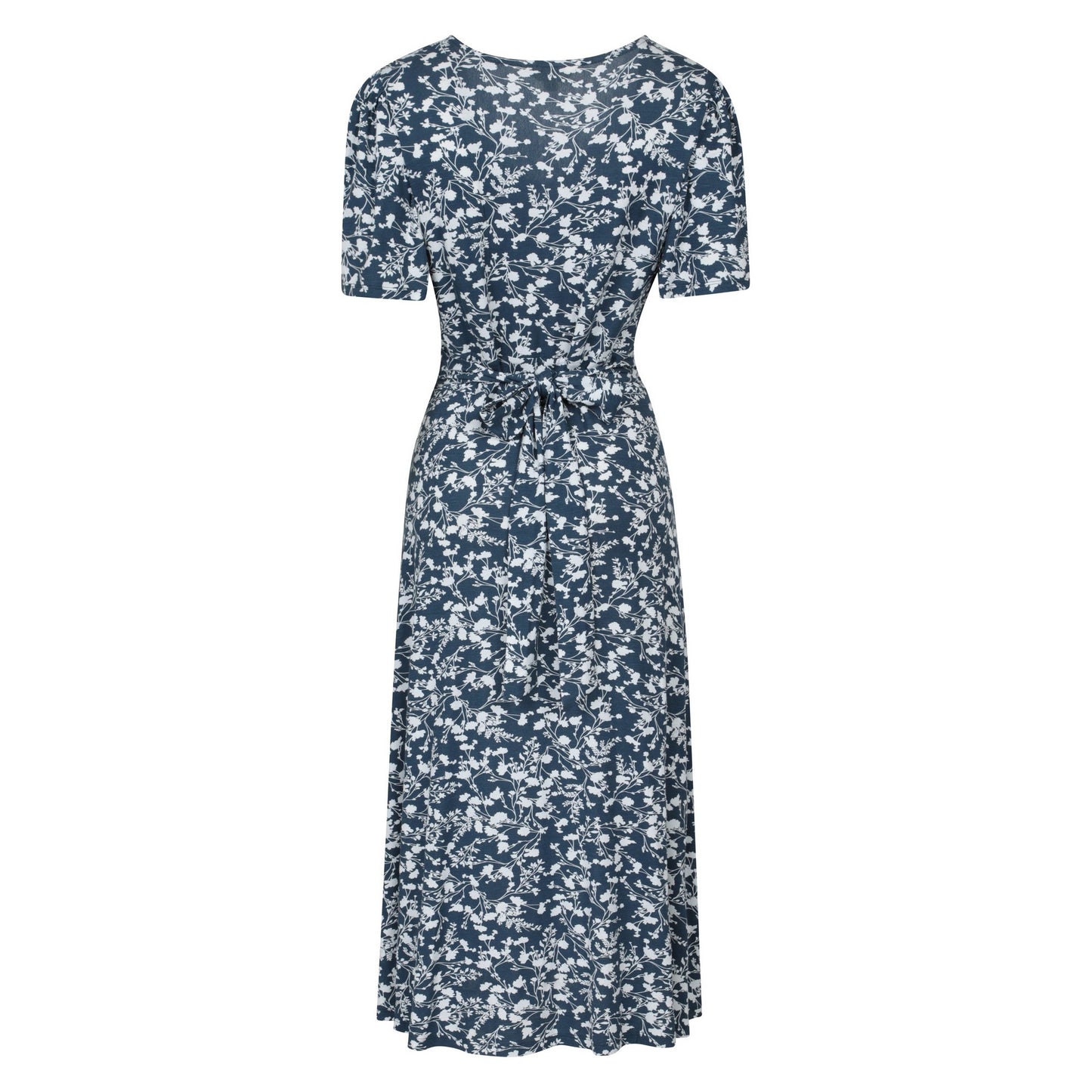 Dark Blue - Back - Mountain Warehouse Womens-Ladies Como Floral Dress