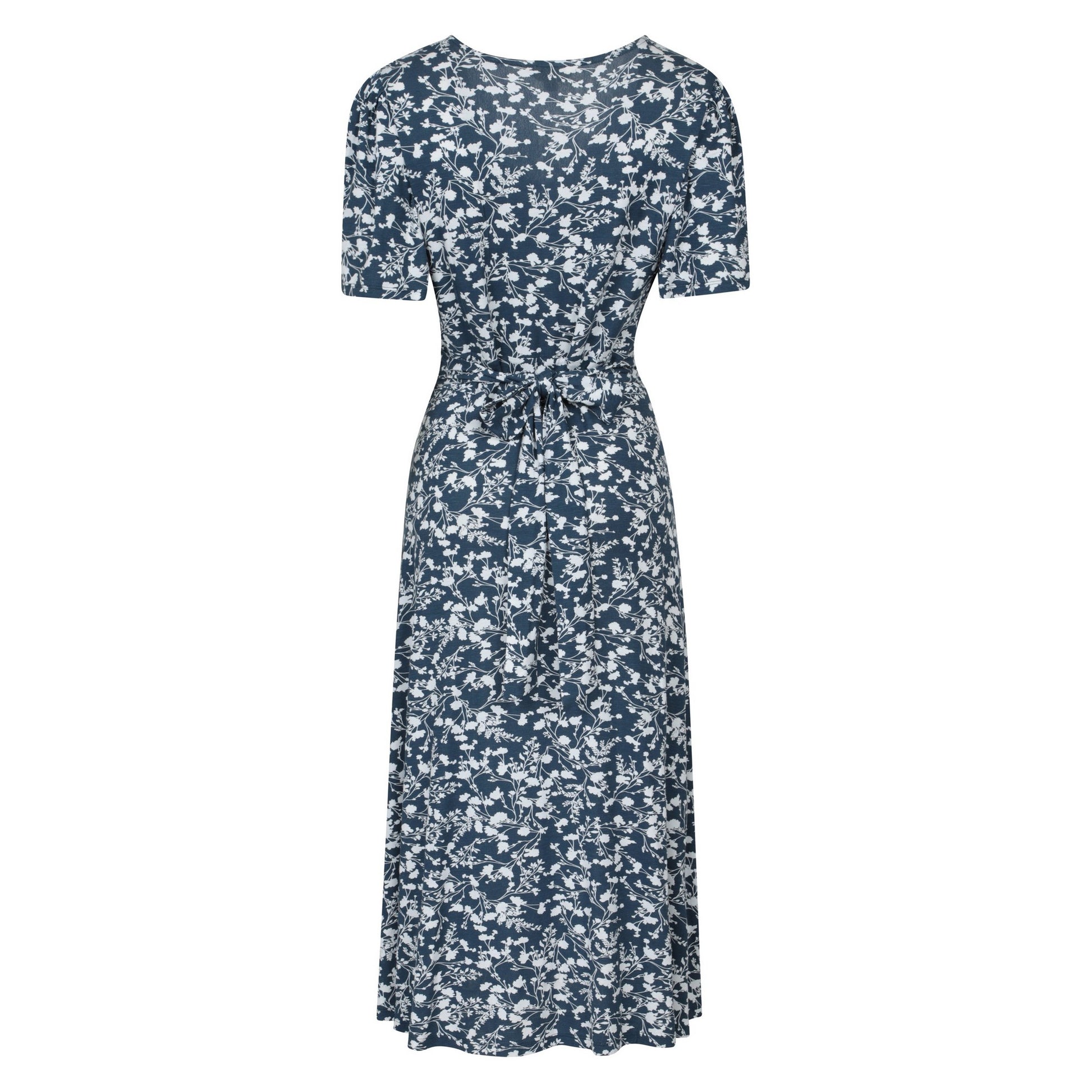 Dark Blue - Back - Mountain Warehouse Womens-Ladies Como Floral Dress