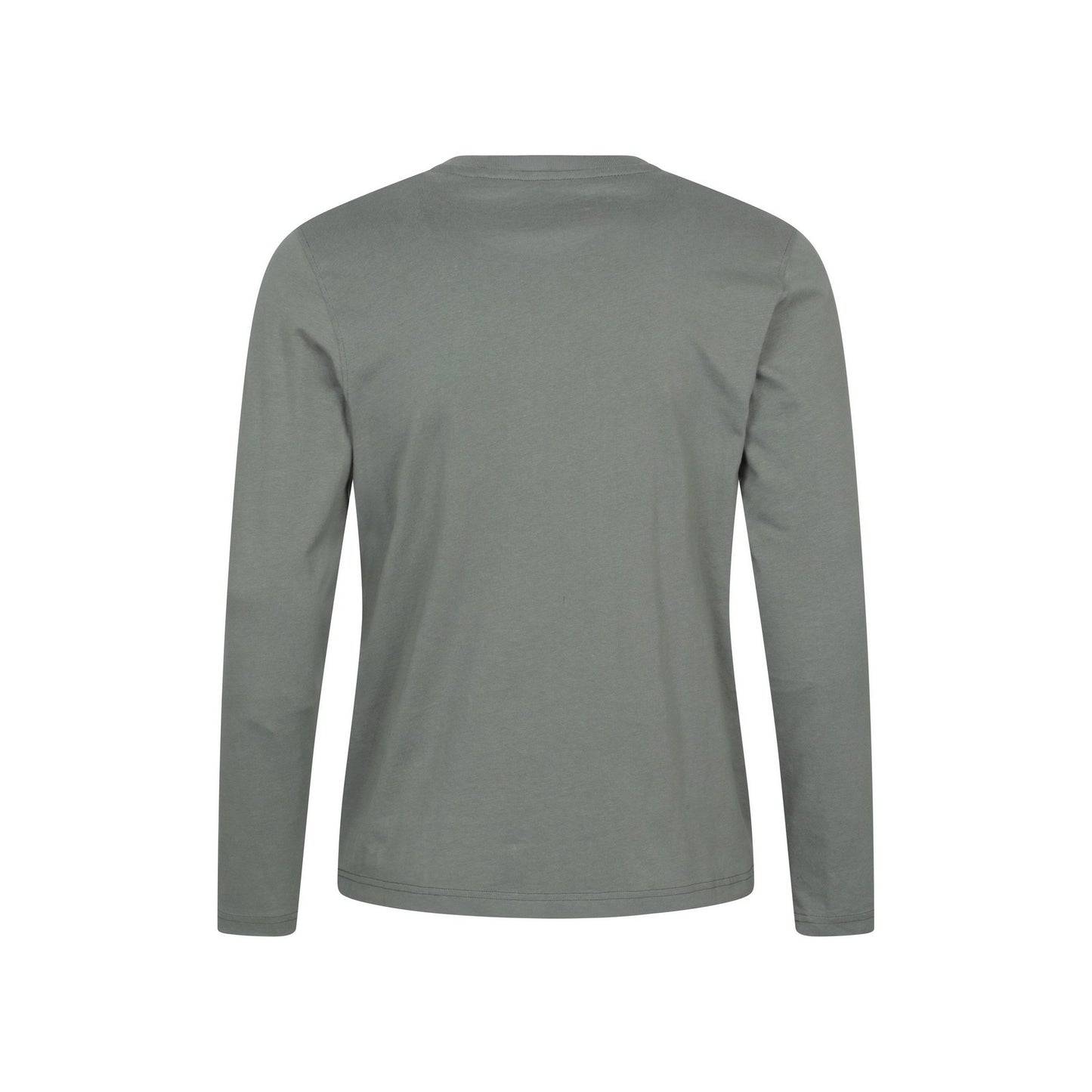 Green - Back - Mountain Warehouse Mens Flint Crew Neck Long-Sleeved T-Shirt