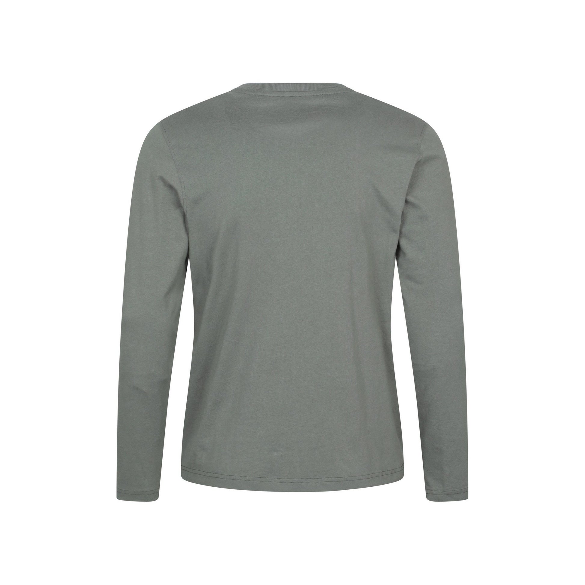 Green - Back - Mountain Warehouse Mens Flint Crew Neck Long-Sleeved T-Shirt