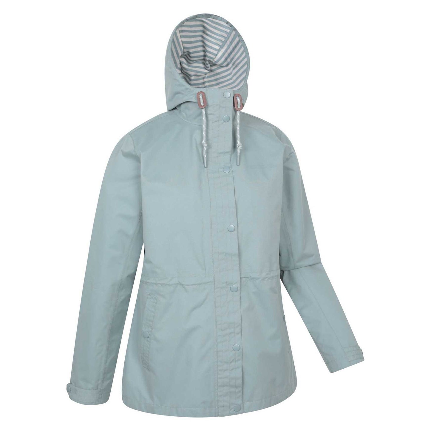 Light Teal - Side - Mountain Warehouse Womens-Ladies Coast Waterproof Jacket