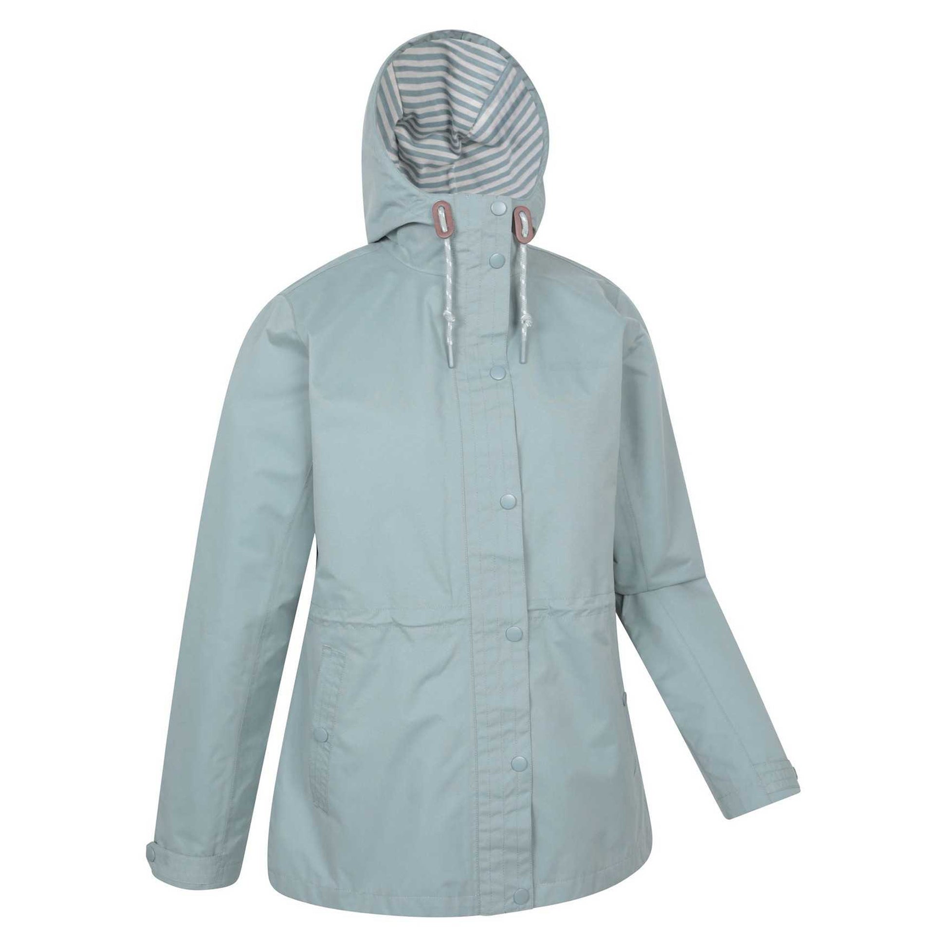 Light Teal - Side - Mountain Warehouse Womens-Ladies Coast Waterproof Jacket